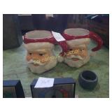 Longerberger santa mugs