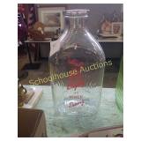 Glass milk jug