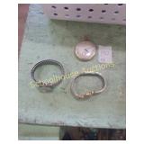 Group of 3 watches. Waltham, timex, and seiko