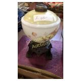 Empty ceramic light metal base. Make a cute vase