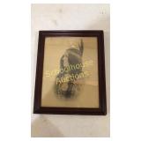 Beautiful Native American portrait print no