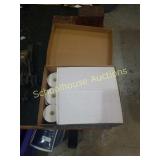 Group of envelopes and paper