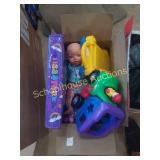 Group of kids toys