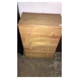 4 drawer dresser rough 34"x24"x13"