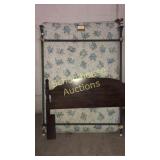 Full size bed. Mattress, box spring, bed frame