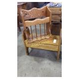 Small stool and magazine holder