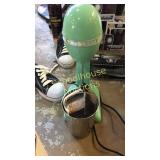 Hamilton beach mixer and tin.