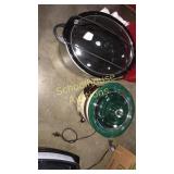 One vintage and one newer crock pot