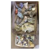 One small and one regular flat of rocks and