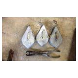 3 chalk lines + pliers