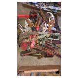 Mound of pliers etc
