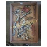 Flat of misc car emblems