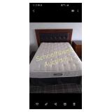 Queen size bedset. Comes with mattress, box