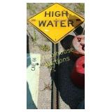 Very polite road sign, especially nice to water.