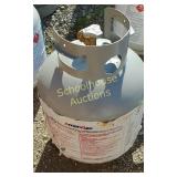 Empty propane tank