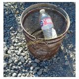 Bucket with a bottle (no message inside)