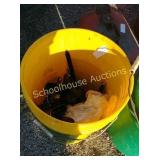 Bucket with contents