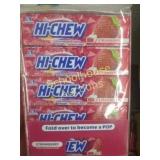 15 packs per box, hi chews candy
