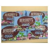 5 bags of hersheys milk chocolate eggs