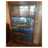 One Barrister cabinet 4 shelves some condition