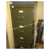 Shaw Walker metal filing cabinet non locking