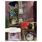 Body piercing jewelry and jewelry box of watches