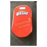 Mighty Beanz case with 47 Beanz