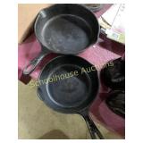 Cast Iron Wagner skillets 5" and 8"