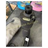 Bushnell spotting scope with case and lens covers