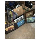 Lot of decorator framed and matted pictures