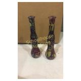 2 bud vases