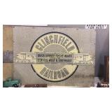 Large railroad sign 42" x 30"