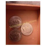 1972 Eisenhower dollar,1974 eisenhower dollar &