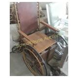 Larger vintage wheelchair