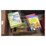 Box of children books, Sesame Street and more