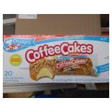 20 individual packs of coffee cakes