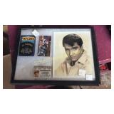 Vintage Elvis, Barney Fife with display case and