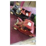 Vintage metal cars x2 marked Made in Japan