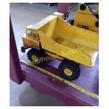 Tonka yellow Dump Truck metal