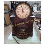 Vintage Clock with Fire Place