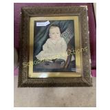 Antique baby portrait