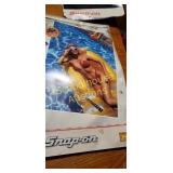 1990 and 1991 snap on pinup girls calendars