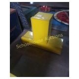 Yellow heavy plastic T. Believe to be lighted at