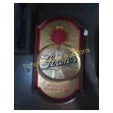 Stroh's beer sign measurements are 18 x 11