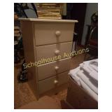 Small wood 4 drawer dresser/night stand