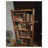 Wood book shelf and all books