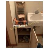 Small cabinet with Dubl Handi wash scrubber