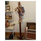 Antique Wooden coat rack with dome home made