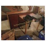 Vintage cabinet with pull out table