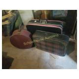 Group of 3 vintage suitcases